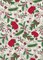 Foust Textiles Tis the Season Poinsettias and Pinecones Ivory Gold Metallic 100% Cotton Price per Yard